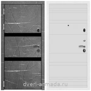 Для застройщика, Дверь входная Армада Престиж Белая шагрень МДФ 16 мм Торос графит / МДФ 16 мм ФЛ Дуб кантри белый горизонт