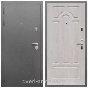 Входные двери Экстра, Дверь входная Армада Оптима Антик серебро / МДФ 16 мм ФЛ-58 Дуб белёный