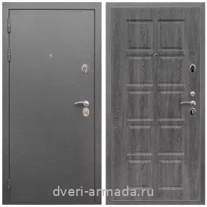 Входные двери Экстра, Дверь входная Армада Оптима Антик серебро / МДФ 10 мм ФЛ-38 Дуб Филадельфия графит