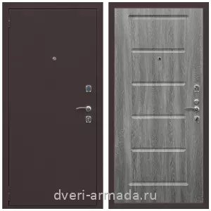 Входные двери Роял Вуд, Дверь входная Армада Комфорт Антик медь / МДФ 16 мм ФЛ-39 Дуб Филадельфия графит