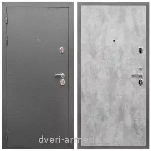 Входные двери Экстра, Дверь входная Армада Оптима Антик серебро / МДФ 6 мм ПЭ Цемент светлый
