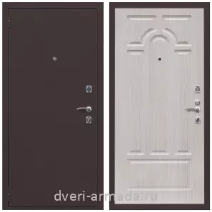 Входные двери Роял Вуд, Дверь входная Армада Комфорт Антик медь / МДФ 16 мм ФЛ-58 Дуб белёный