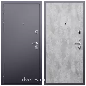 Входные двери Роял Вуд, Дверь входная металлическая взломостойкая Армада Люкс Антик серебро / МДФ 6 мм ПЭ Цемент светлый