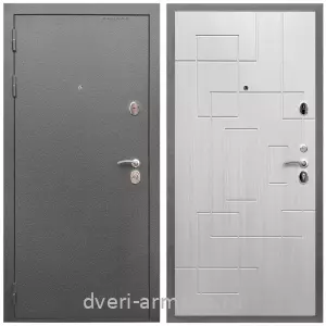 Входные двери Эконом, Дверь входная Армада Оптима Антик серебро / МДФ 16 мм ФЛ-57 Белый жемчуг