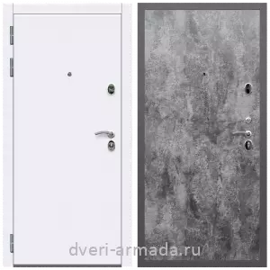 Элитные для коттеджей, Дверь входная Армада Кварц МДФ 10 мм / МДФ 6 мм ПЭ Цемент темный