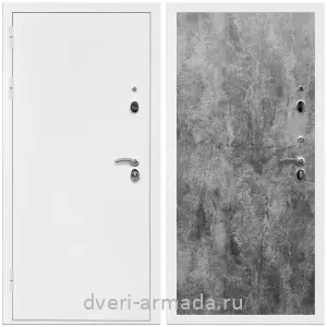 Входные двери Эконом, Дверь входная Армада Оптима Белая шагрень / МДФ 6 мм ПЭ Цемент темный