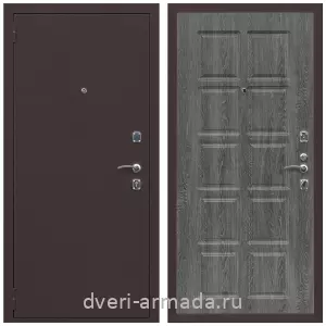 Входные двери с замками Mottura, Дверь входная Армада Комфорт Антик медь / МДФ 10 мм ФЛ-38 Дуб Филадельфия графит