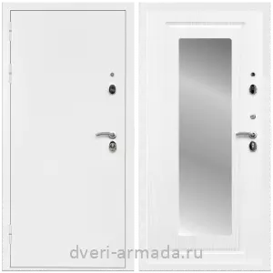 Входные двери Экстра, Дверь входная Армада Оптима Белая шагрень / МДФ 16 мм ФЛЗ-120 Ясень белый
