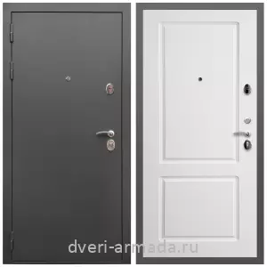 Входные двери Эконом, Дверь входная Армада Гарант / МДФ 16 мм ФЛ-117 Белый матовый