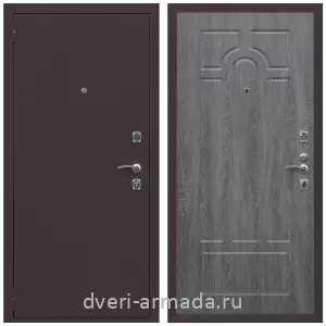 Входные двери Экстра, Дверь входная Армада Комфорт Антик медь / МДФ 6 мм ФЛ-58 Дуб Филадельфия графит