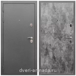 Входные двери Эконом, Дверь входная Армада Оптима Антик серебро / МДФ 6 мм ПЭ Цемент темный
