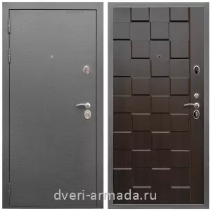 Входные двери Эконом, Дверь входная Армада Оптима Антик серебро / МДФ 16 мм ОЛ-39 Эковенге