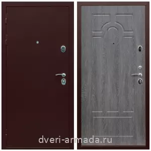 Входные двери Роял Вуд, Дверь входная железная Армада Люкс Антик медь / МДФ 6 мм ФЛ-58 Дуб Филадельфия графит на заказ в квартиру