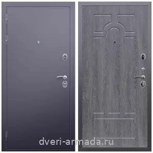 Входные двери Роял Вуд, Дверь входная железная Армада Люкс Антик серебро / МДФ 6 мм ФЛ-58 Дуб Филадельфия графит на заказ со вставкой